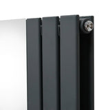 Platt Spegelradiator - 1800mm x 565mm – Grå