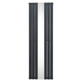 Platt Spegelradiator - 1800mm x 565mm – Grå