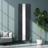 Platt Spegelradiator - 1800mm x 565mm – Grå