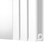 Platt Spegelradiator - 1800mm x 565mm – Vit