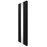 Platt Spegelradiator - 1800mm x 565mm – Svart