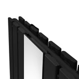 Platt Spegelradiator - 1800mm x 565mm – Svart