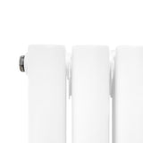 Oval Spegelradiator - 1800mm x 380mm – Vit