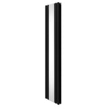Oval Spegelradiator - 1800mm x 380mm – Svart