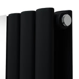 Oval Spegelradiator - 1800mm x 500mm – Svart
