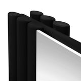 Oval Spegelradiator - 1800mm x 500mm – Svart