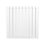Radiatorer med Ovala Kolumner – 600mm x 600mm – Vit