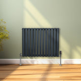Radiatorer med Ovala Kolumner – 600mm x 780mm – Grå
