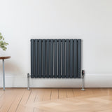 Radiatorer med Ovala Kolumner – 600mm x 780mm – Grå