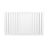 Radiatorer med Ovala Kolumner – 600mm x 1020mm – Vit