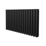 Radiatorer med Ovala Kolumner – 600mm x 1020mm – Svart
