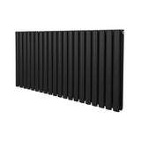 Radiatorer med Ovala Kolumner – 600mm x 1200mm – Svart