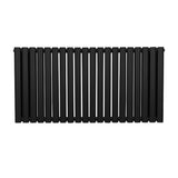 Radiatorer med Ovala Kolumner – 600mm x 1200mm – Svart