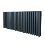 Radiatorer med Ovala Kolumner – 600mm x 1440mm – Grå