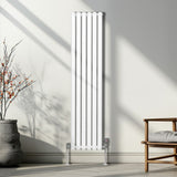Radiatorer med Ovala Kolumner – 1600mm x 360mm – Vit
