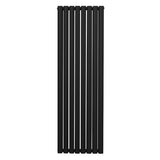 Radiatorer med Ovala Kolumner – 1600mm x 480mm – Svart