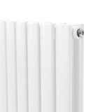 Radiatorer med Ovala Kolumner – 1600mm x 600mm – Vit