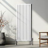 Radiatorer med Ovala Kolumner – 1600mm x 600mm – Vit