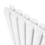 Radiatorer med Ovala Kolumner – 1600mm x 600mm – Vit