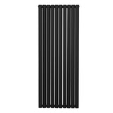 Radiatorer med Ovala Kolumner – 1600mm x 600mm – Svart