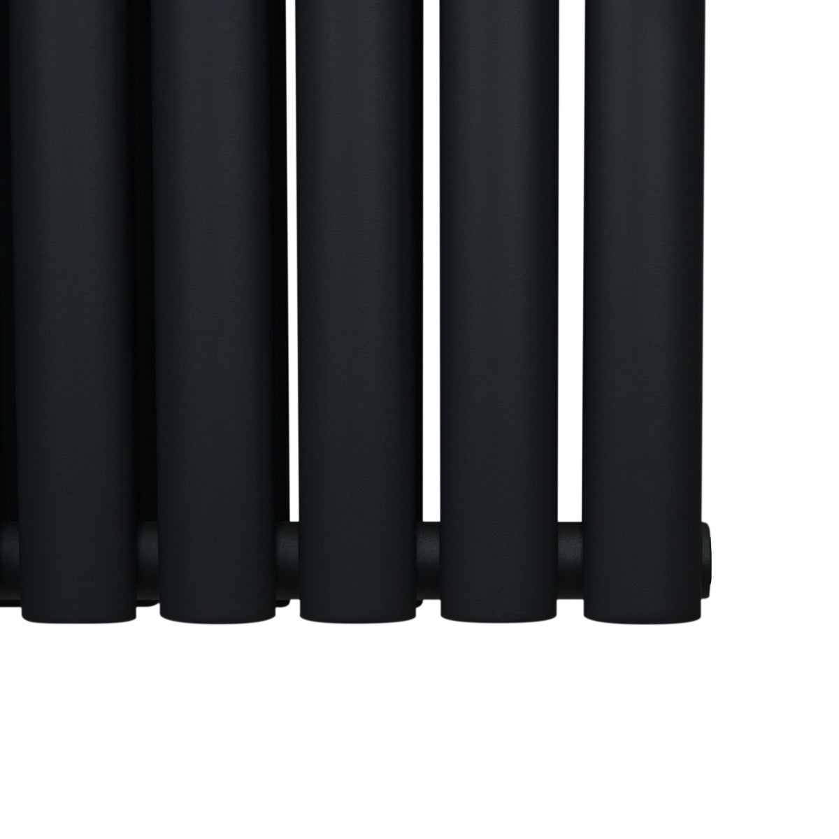 Radiatorer med Ovala Kolumner – 1600mm x 600mm – Svart
