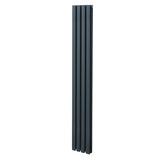 Radiatorer med Ovala Kolumner – 1800mm x 240mm – Grå