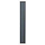 Radiatorer med Ovala Kolumner – 1800mm x 240mm – Grå