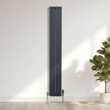 Radiatorer med Ovala Kolumner – 1800mm x 240mm – Grå