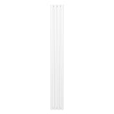 Radiatorer med Ovala Kolumner – 1800mm x 240mm – Vit
