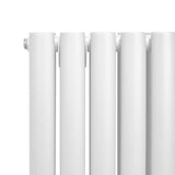 Radiatorer med Ovala Kolumner – 1800mm x 240mm – Vit