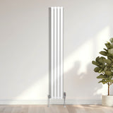 Radiatorer med Ovala Kolumner – 1800mm x 240mm – Vit