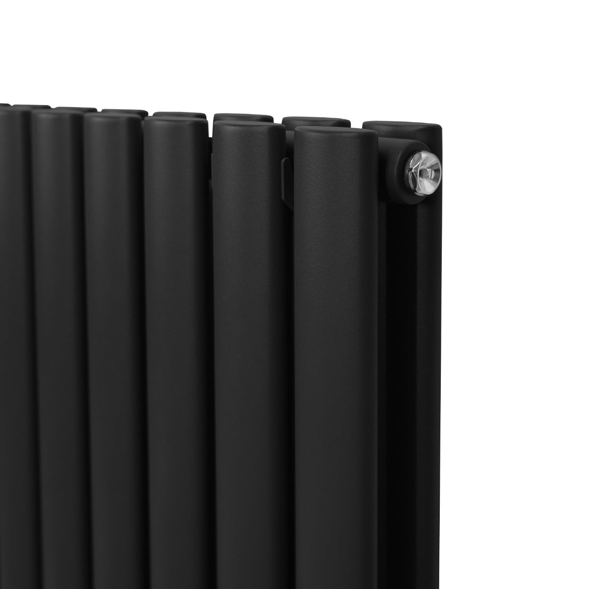 Radiatorer med Ovala Kolumner – 1800mm x 240mm – Svart