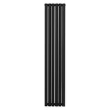 Radiatorer med Ovala Kolumner – 1800mm x 360mm – Svart