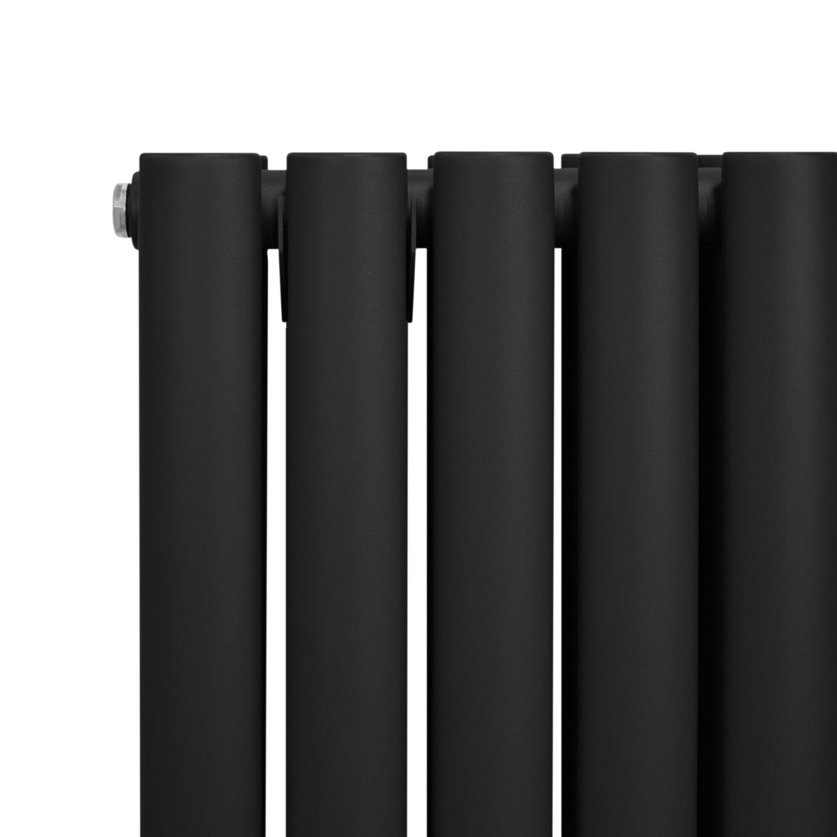 Radiatorer med Ovala Kolumner – 1800mm x 360mm – Svart