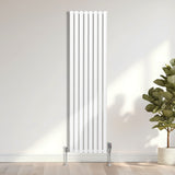 Radiatorer med Ovala Kolumner – 1800mm x 480mm – Vit