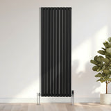 Radiatorer med Ovala Kolumner – 1800mm x 600mm – Svart