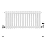 Traditionell 2-kolumns radiator - 300 x 832 mm – Vit