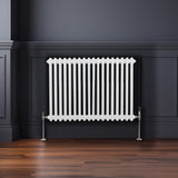 Traditionell 2-kolumns radiator - 600 x 832 mm - Vit