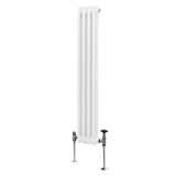 Traditionell 2-kolumns radiator - 1500 x 202 mm – Vit