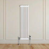 Traditionell 2-kolumns radiator - 1500 x 292 mm – Vit