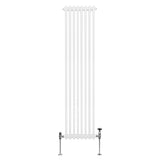 Traditionell 2-kolumns radiator - 1800 x 382 mm – Vit