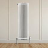 Traditionell 2-kolumns radiator - 1800 x 472 mm – Vit