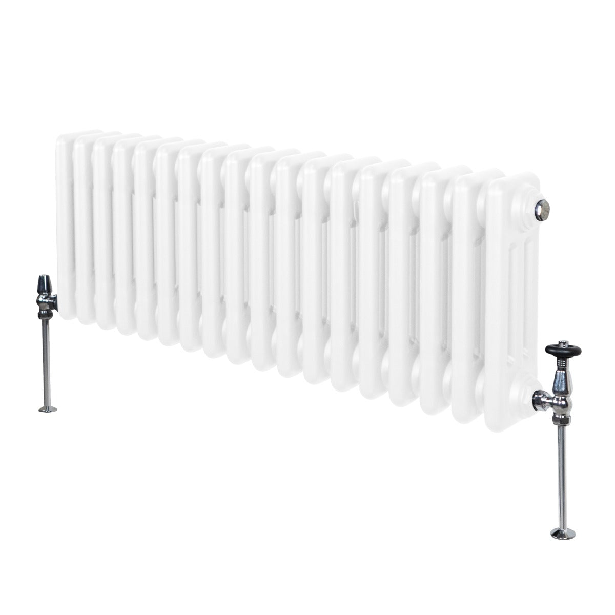 Traditionell 3-kolumns radiator - 300 x 832 mm – Vit