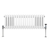 Traditionell 3-kolumns radiator - 300 x 832 mm – Vit