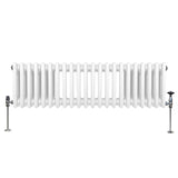 Traditionell 3-kolumnig radiator - 300 x 1192mm - Vit