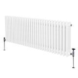 Traditionell 3-kolumns radiator - 600 x 1462 mm – Vit