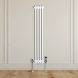 Traditionell 3-kolumns radiator - 1500 x 202 mm – Vitt