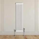 Traditionell 3-kolumns radiator - 1500 x 292 mm – Vit