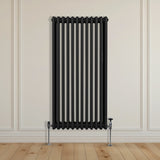 Traditionell 3-kolumns radiator - 1500 x 562 mm – Svart