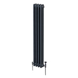 Traditionell 3-kolumns radiator - 1800 x 202 mm – Antracitgrå